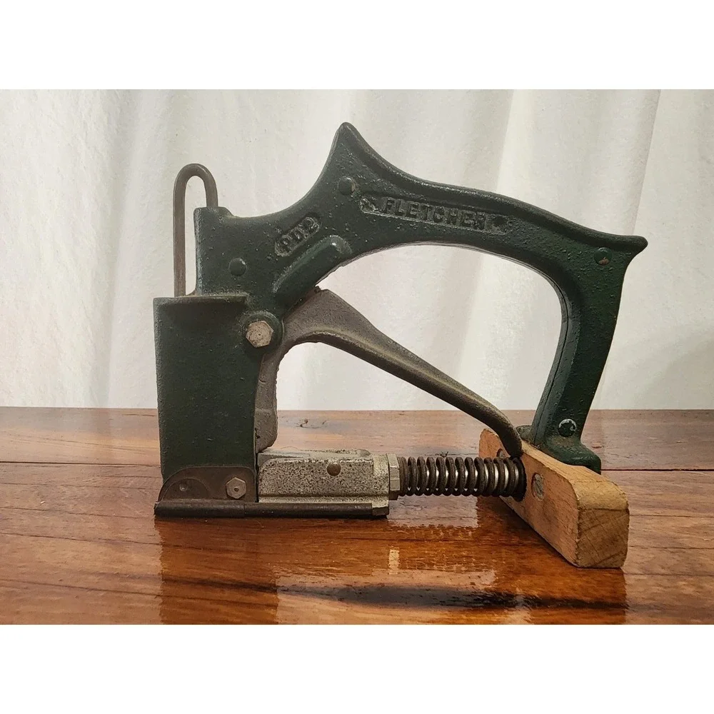 Vintage‎ Fletcher Window Pane stapler Metal